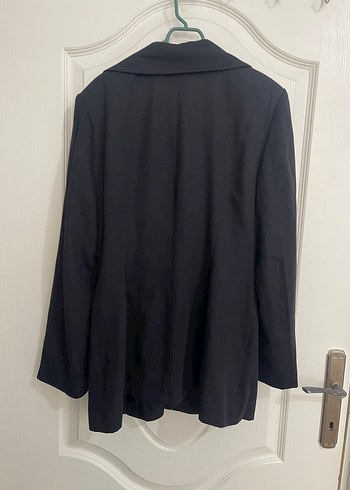 Siyah Düğmeli Kadın Blazer Ceket - Görsel 2