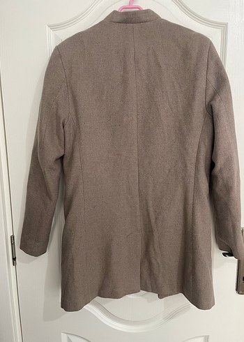 Düğmeli Kahverengi Midi Süet Kaban - Görsel 2