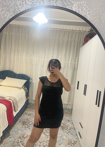 Siyah Dantel Detaylı Gotik Midi Elbise - Görsel 6