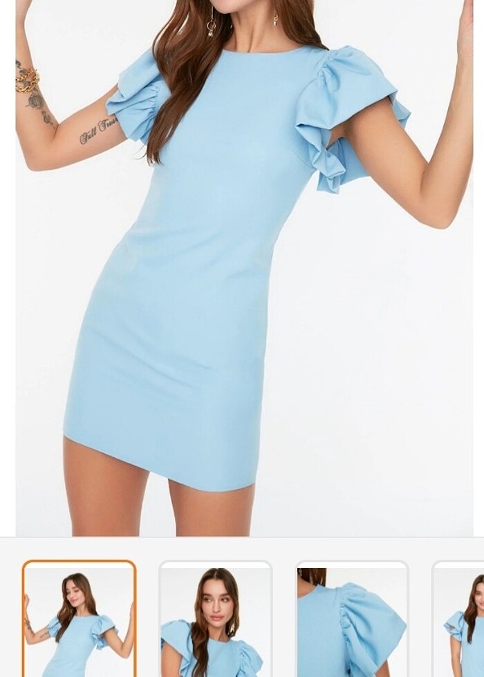 trendyolmilla elbise - Görsel 2