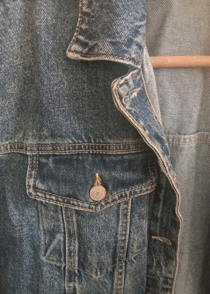 Trendyolmilla kot ceket - Görsel 2