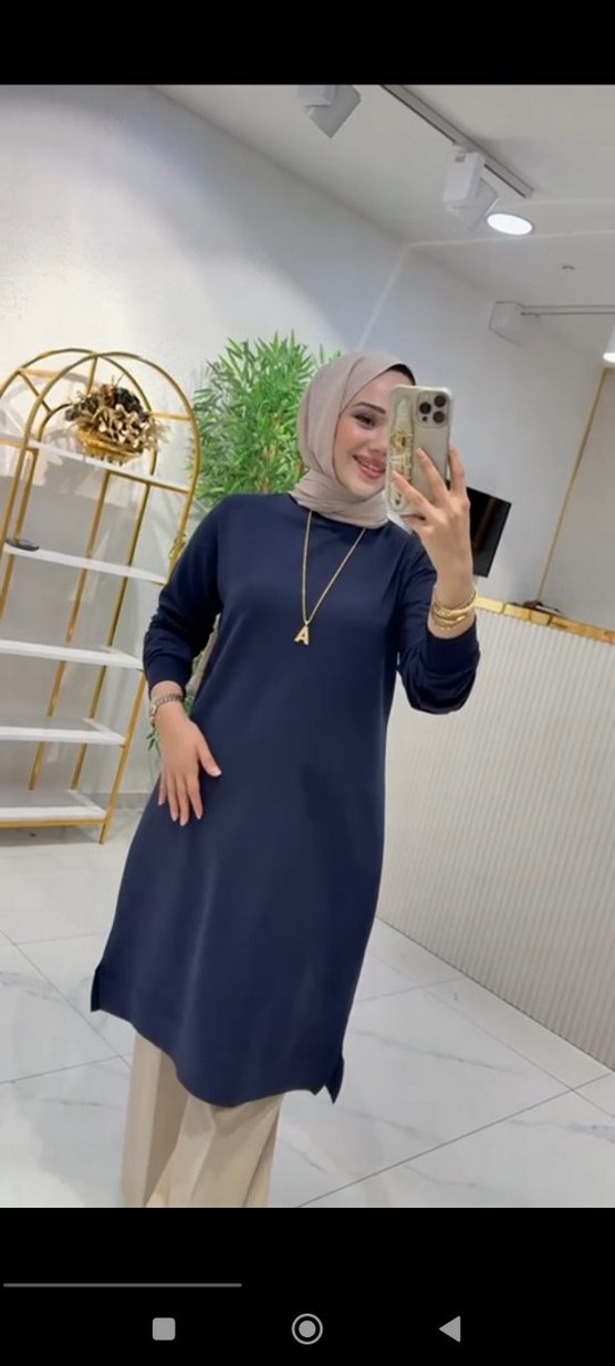 Kadın Uzun Kollu Regular Fit Tunik - Görsel 3