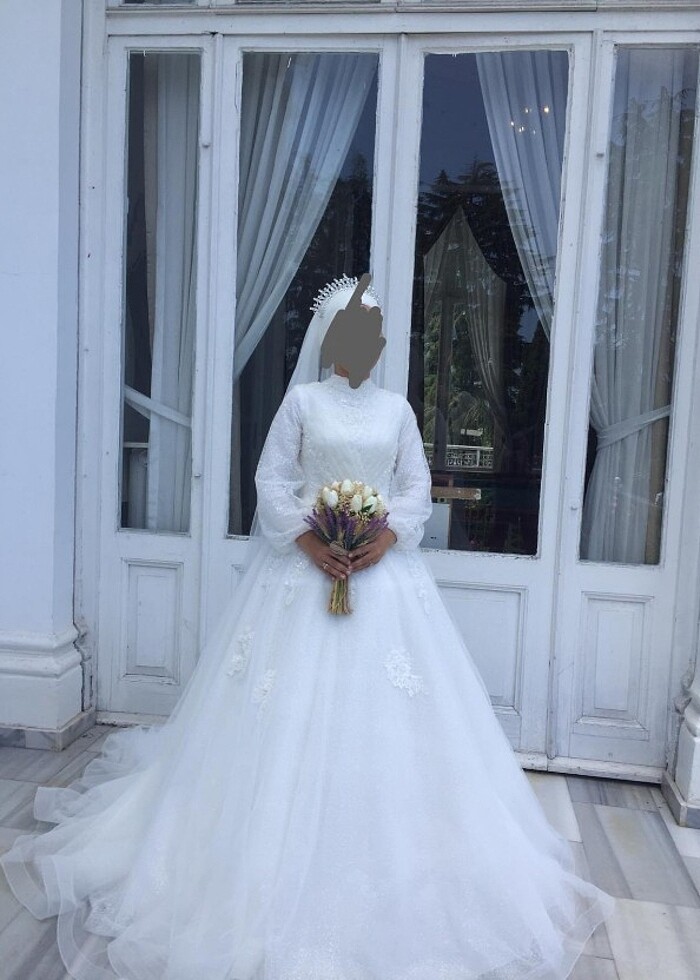 Tesettür gelinlik - Görsel 2