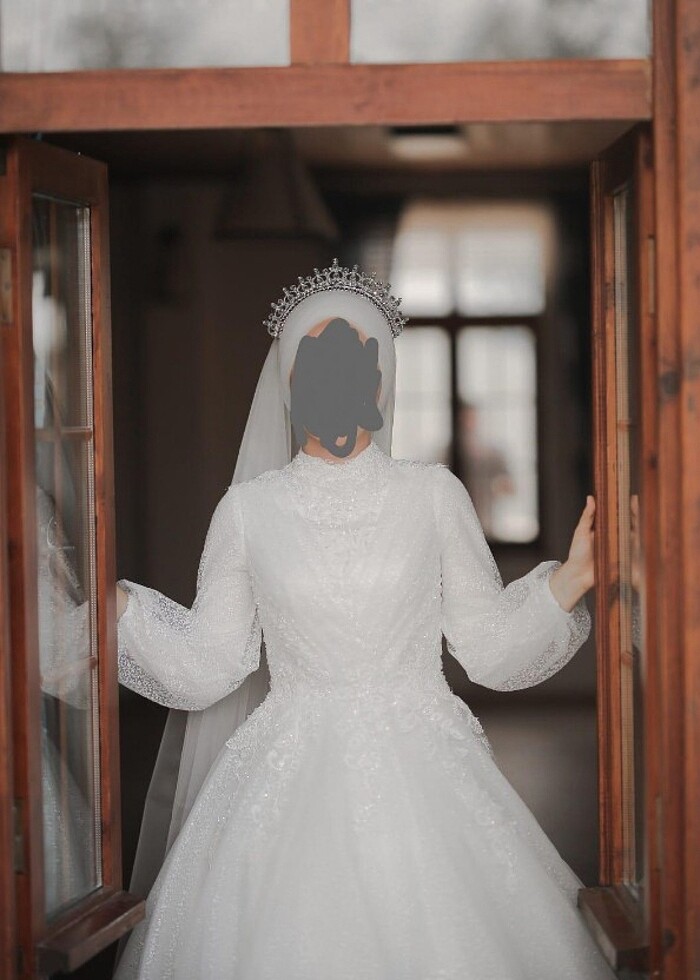 Tesettür gelinlik - Görsel 3