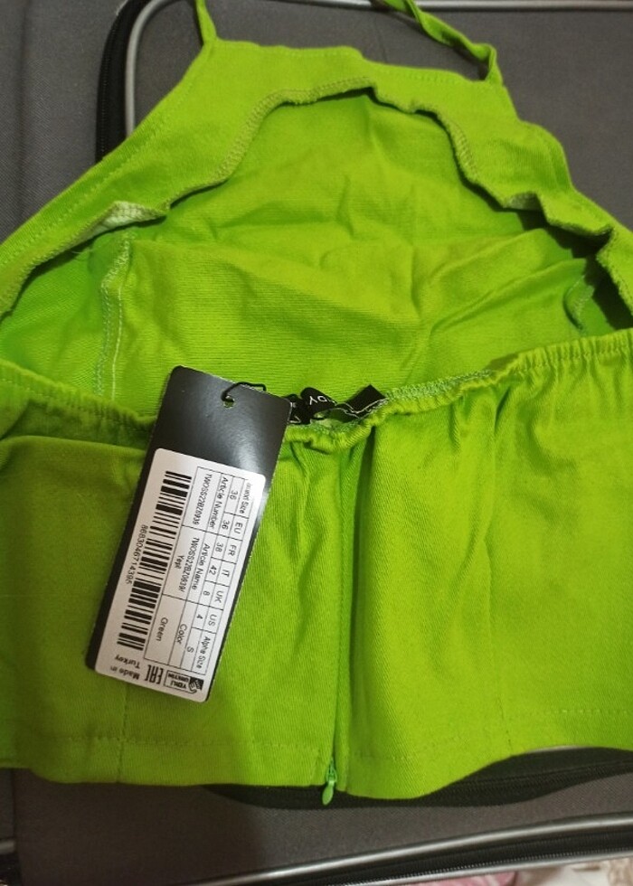 Boyundan bağlamalı bluz - Görsel 2