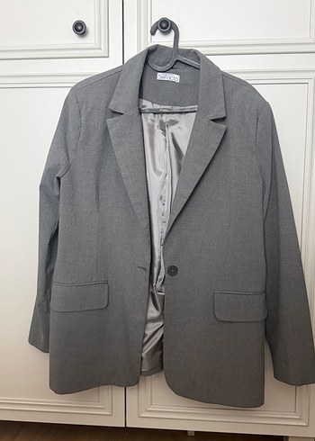 Defacto Gri Blazer Ceket