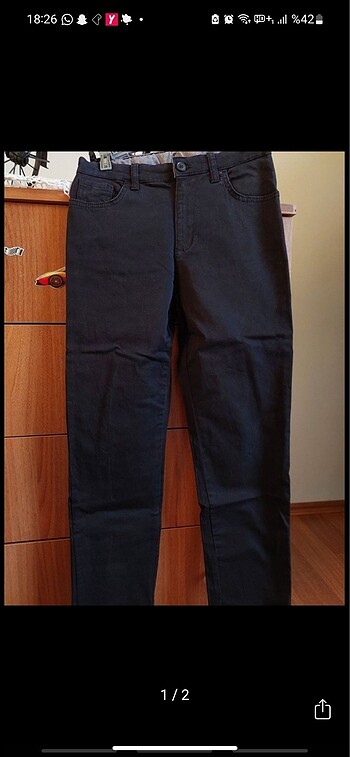 11 yaş keten pantalon
