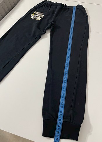 Fermuarlı Siyah Çocuk Eşofman Altı - Görsel 6