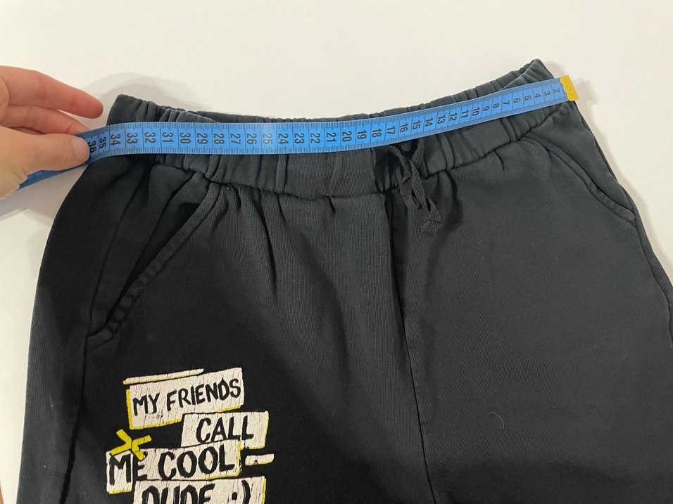 Fermuarlı Siyah Çocuk Eşofman Altı - Görsel 4