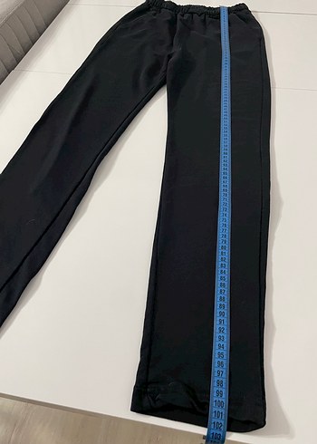 Erkek Siyah Düz Kesim Rahat Pantolon - Görsel 5