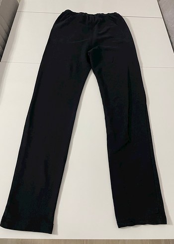 Erkek Siyah Düz Kesim Rahat Pantolon - Görsel 6