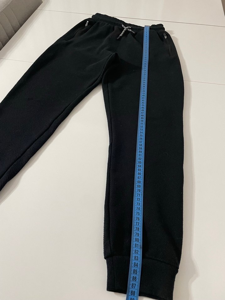 Erkek Siyah Fermuarlı Outdoor Eşofman Altı - Görsel 5