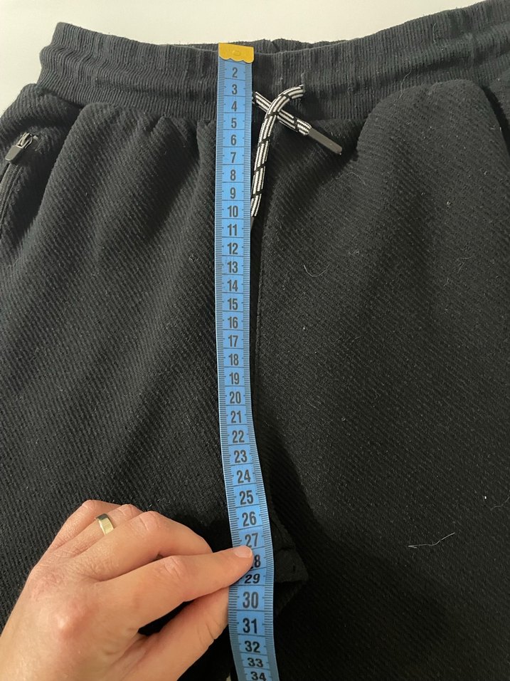 Erkek Siyah Fermuarlı Outdoor Eşofman Altı - Görsel 4