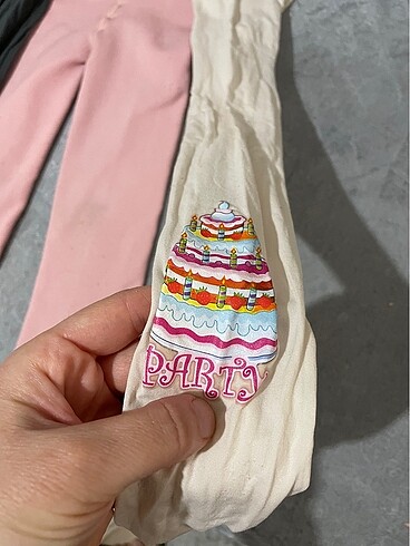 3 adet çocuk kilotlu çorap - Görsel 2