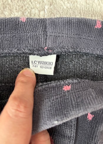 Kız Çocuk Sarı Düğmeli Dar Kesim Tayt - Görsel 2