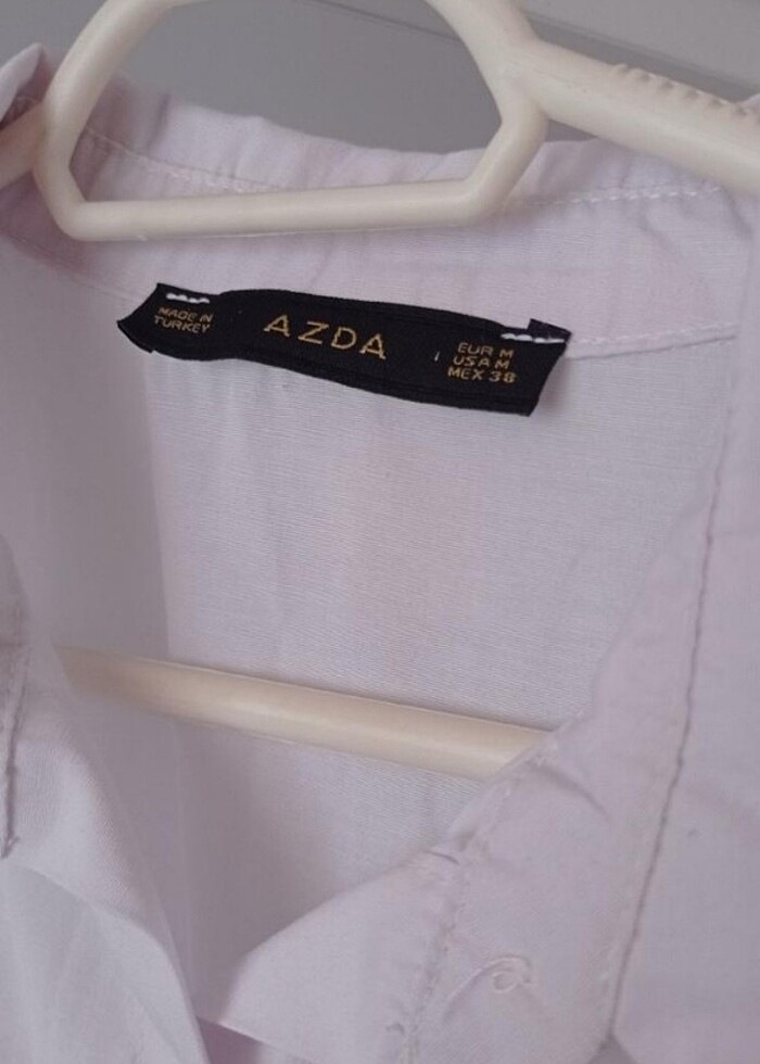 Lamelif beyaz kolları fırfırlı gömlek  - Görsel 2