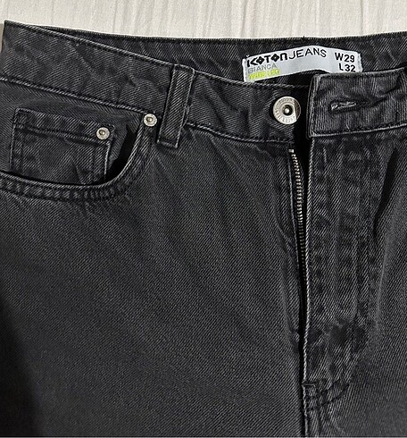 29 Beden siyah Renk Koton Jeans