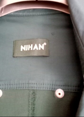 Nihan Nihan Trençkot zümrüt 