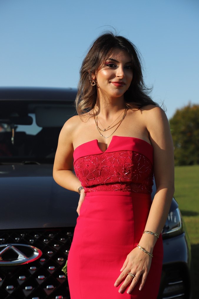 Kırmızı Straplez Uzun Abiye - Görsel 3