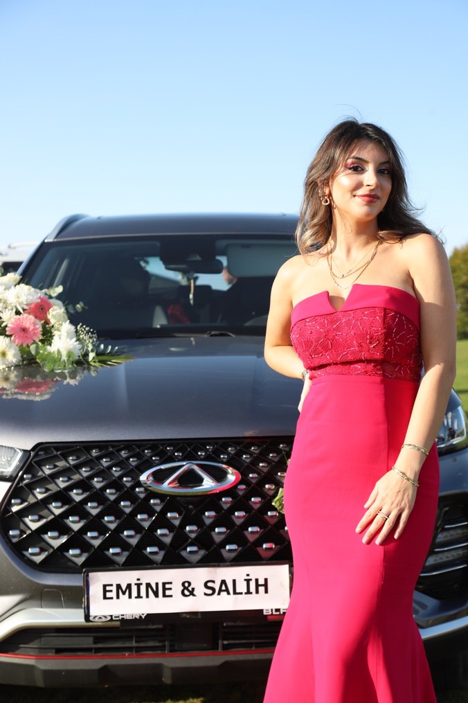 Kırmızı Straplez Uzun Abiye - Görsel 2