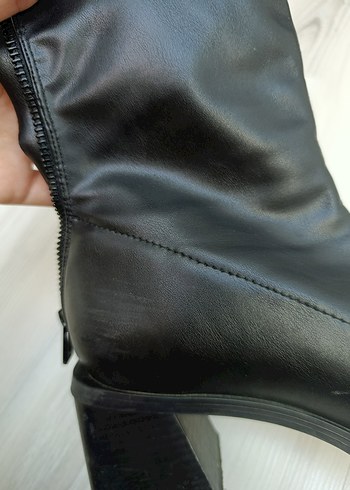 Siyah Kadın Topuklu bot - Görsel 4