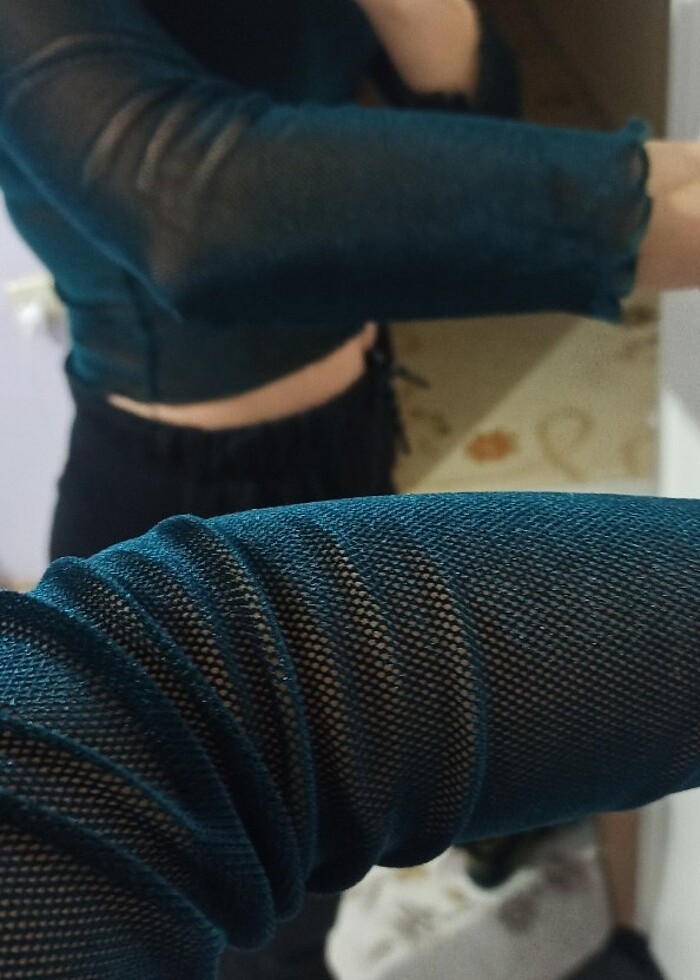 Transparan bluz - Görsel 2