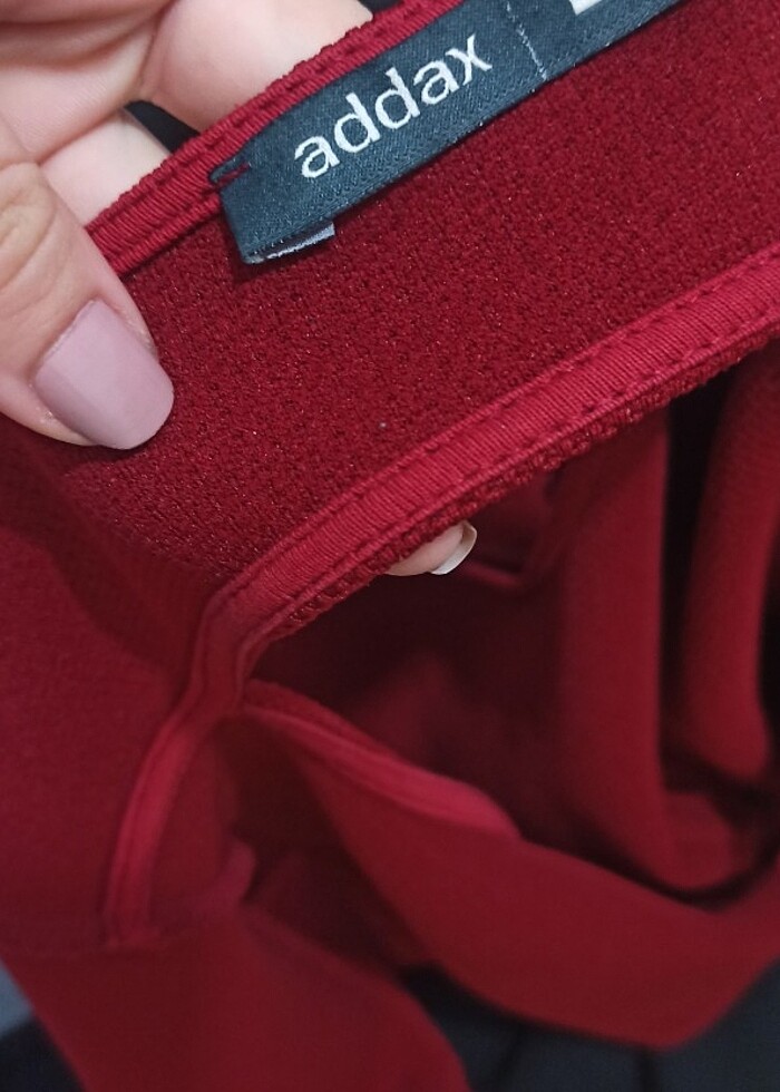 Kırmızı kisa elbise - Görsel 4