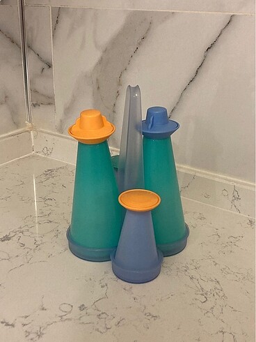 Tupperware yağlık-tuzluk-standart set