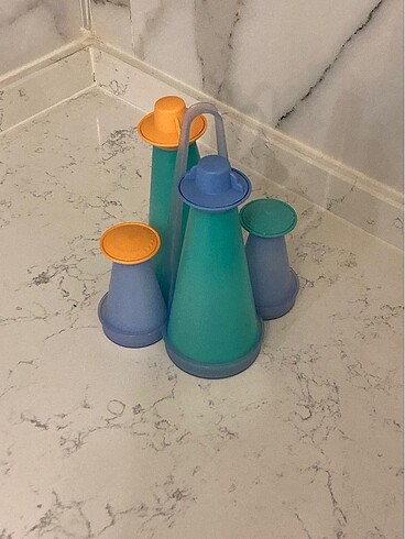  Beden Tupperware yağlık-tuzluk-standart set