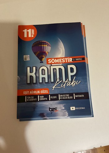 11. Sınıf Sözel Eşit Ağırlık Kamp Kitabı