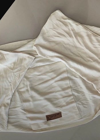 Beyaz Bebek Kanguru Sling - Görsel 2