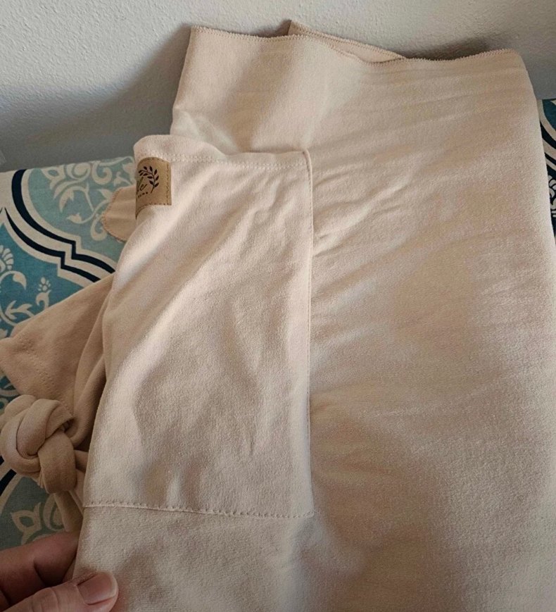 Beyaz Bebek Kanguru Sling - Görsel 3