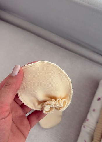 Kız Çocukları İçin Beyaz Örgü Eldiven - Görsel 5