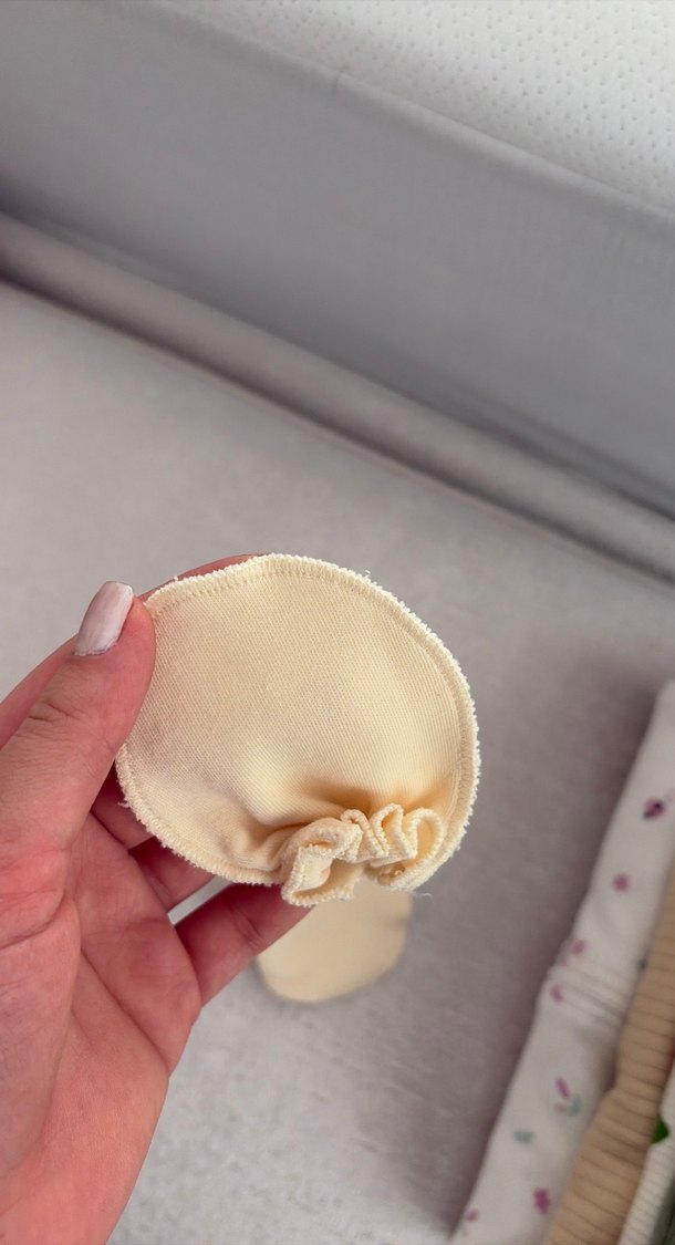 Kız Çocukları İçin Beyaz Örgü Eldiven - Görsel 5