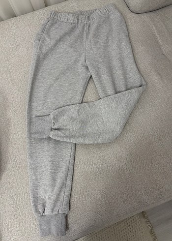 Gri Rahat Kesim Kadın Eşofman Altı - Görsel 3