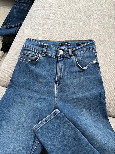 26 Beden mavi Renk Kadın skiny jean