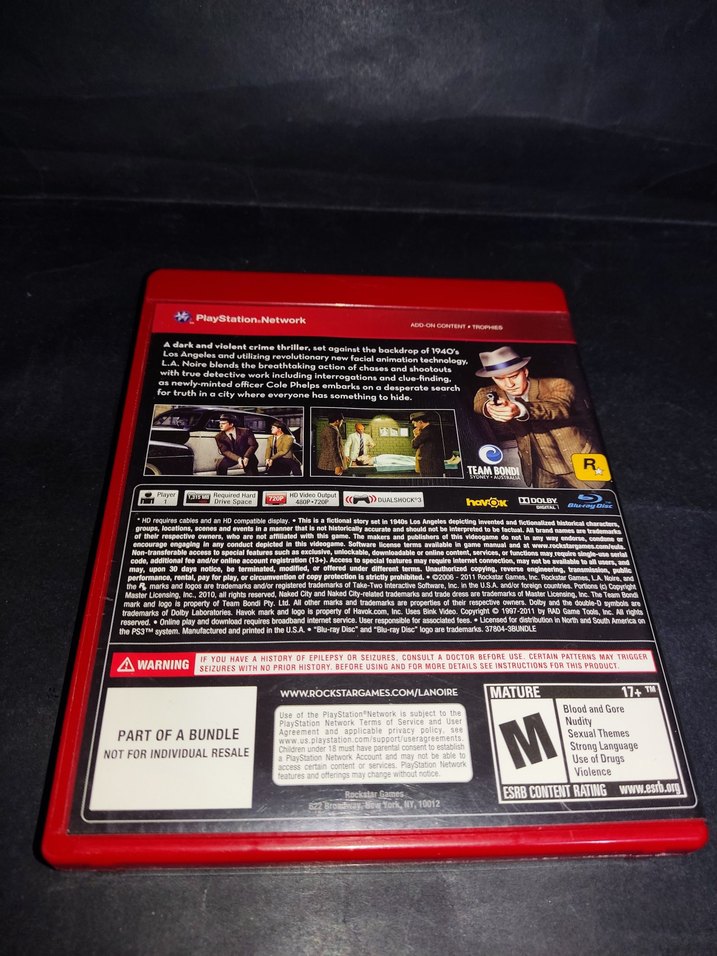L.A. Noire PS3 Oyun Diski - Görsel 3