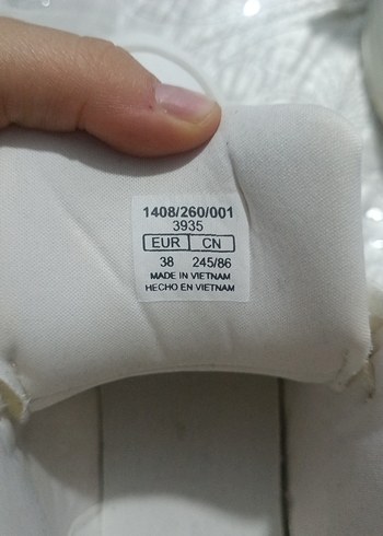 Beyaz Zincir Detaylı Platform Kadın Spor Ayakkabı - Görsel 3