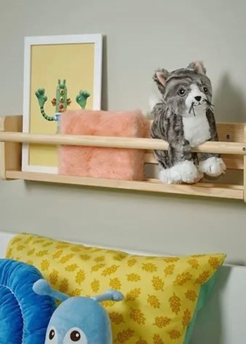 Gri Peluş Kedi Oyuncak ikea - Görsel 2