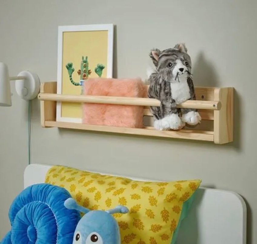 Gri Peluş Kedi Oyuncak ikea - Görsel 2