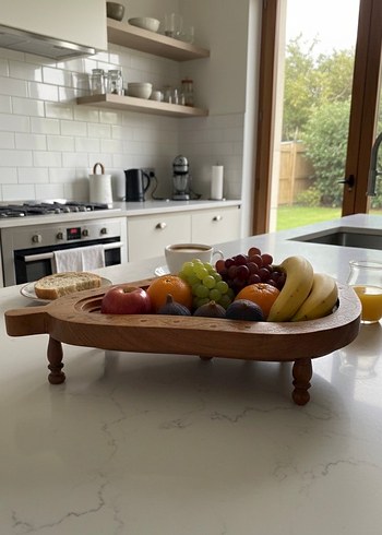 El Yapımı Ahşap Meyvelik - Görsel 2