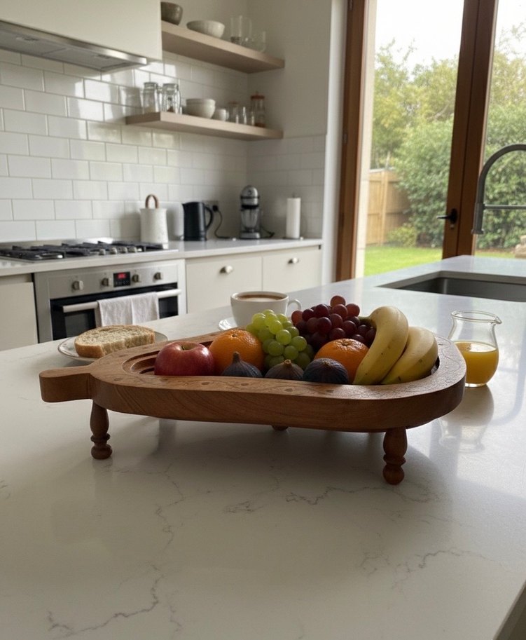 El Yapımı Ahşap Meyvelik - Görsel 2