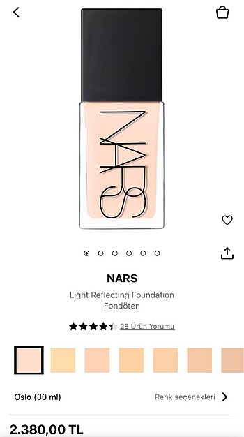 Nars Nars Light Reflecting Fondöten