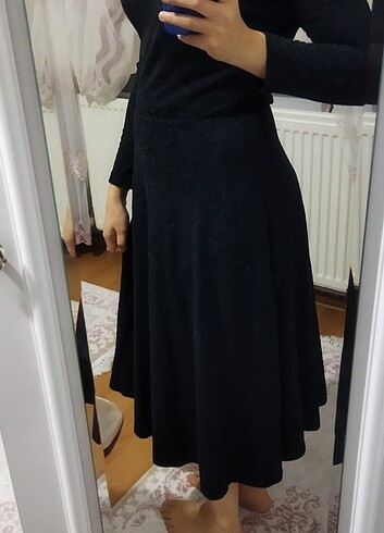m Beden siyah Renk Kışlık elbise