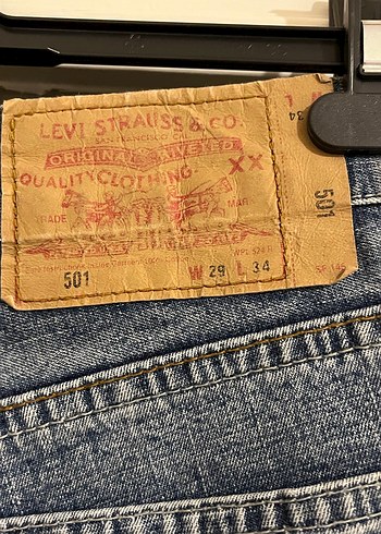 Levis 501 Kot Pantolon - Görsel 3