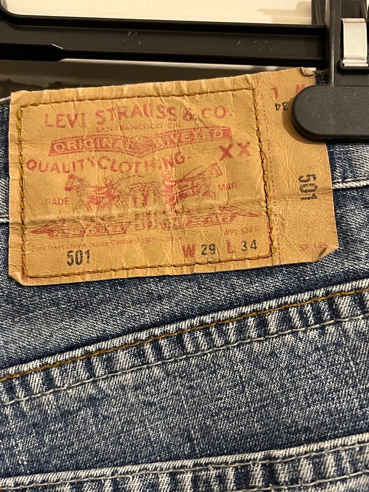 Levis 501 Kot Pantolon - Görsel 3