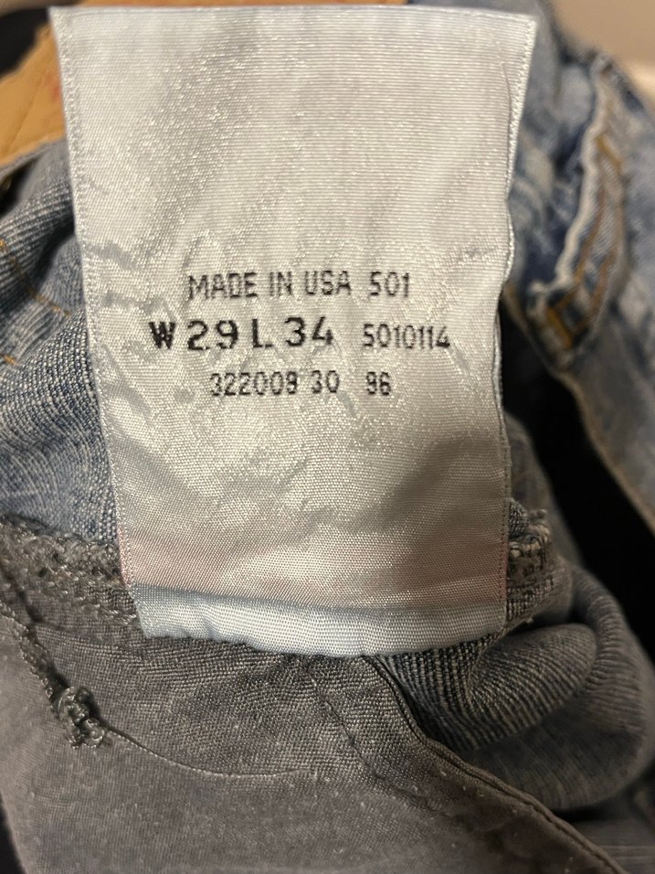 Levis 501 Kot Pantolon - Görsel 4