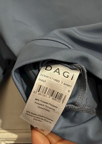 Mavi Uzun Kollu Crop Spor Üst - Görsel 4