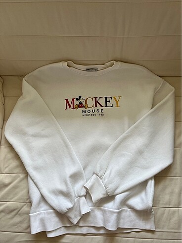 stradivarius oversize mickey sweatshirt