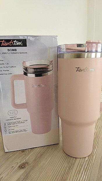Tanti Toni Pipetli Termos Bardak 
